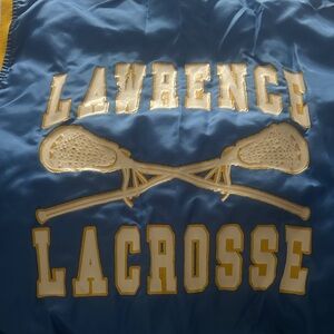 Blue & Gold Lawrence NY Lacrosse Jacket vintage
